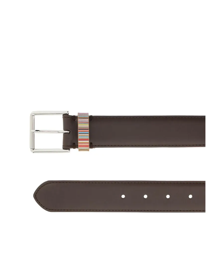 Paul Smith Signature Stripe Buckled Belt
