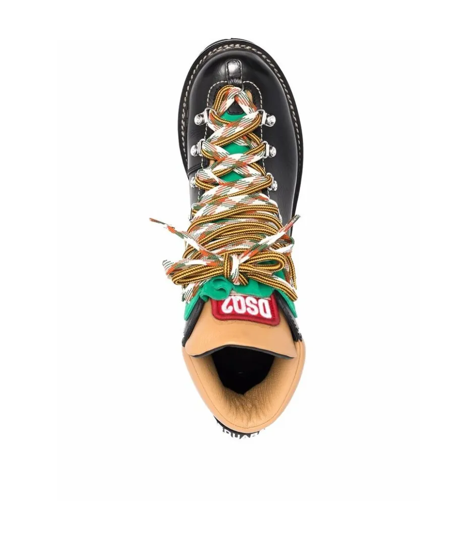 Dsquared2 Hiker Style Lace-Up Boots