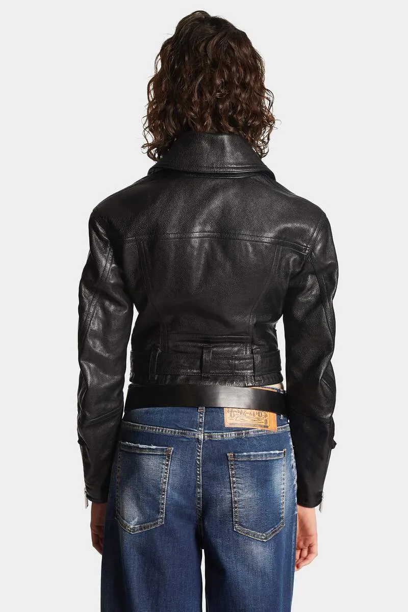 Dsquared2 Kiodo Leather Jacket
