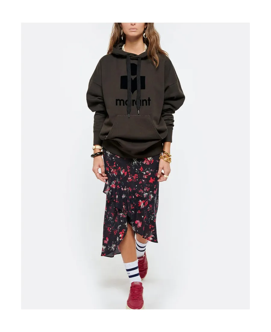 Isabel Marant ÉToile Mansel Logo Printed Hoodie