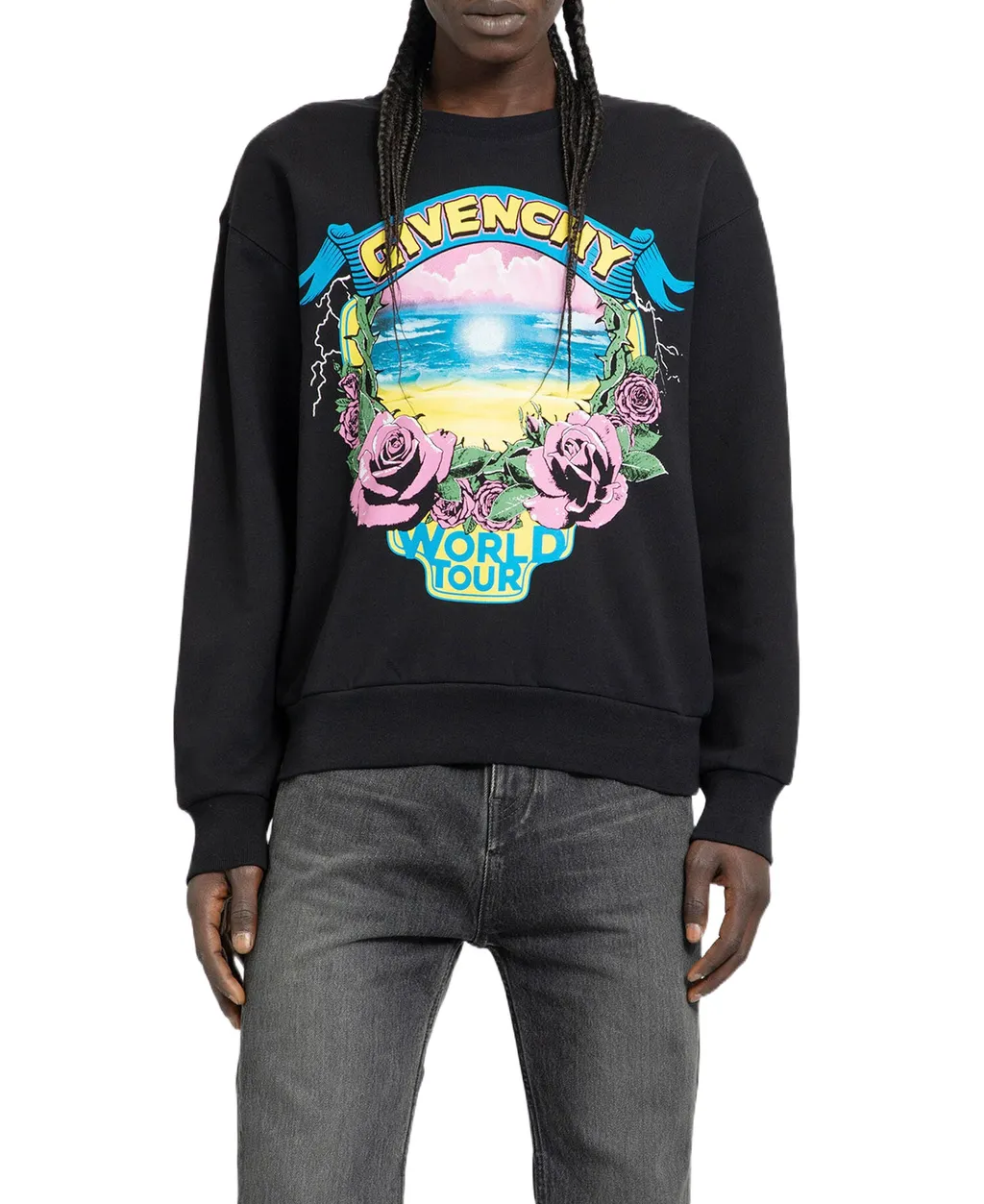 Givenchy Graphic Printed Crewneck Sweatshirt