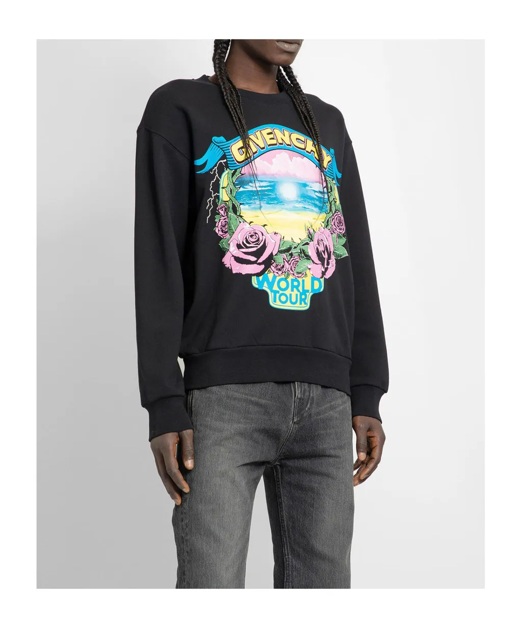 Givenchy Graphic Printed Crewneck Sweatshirt