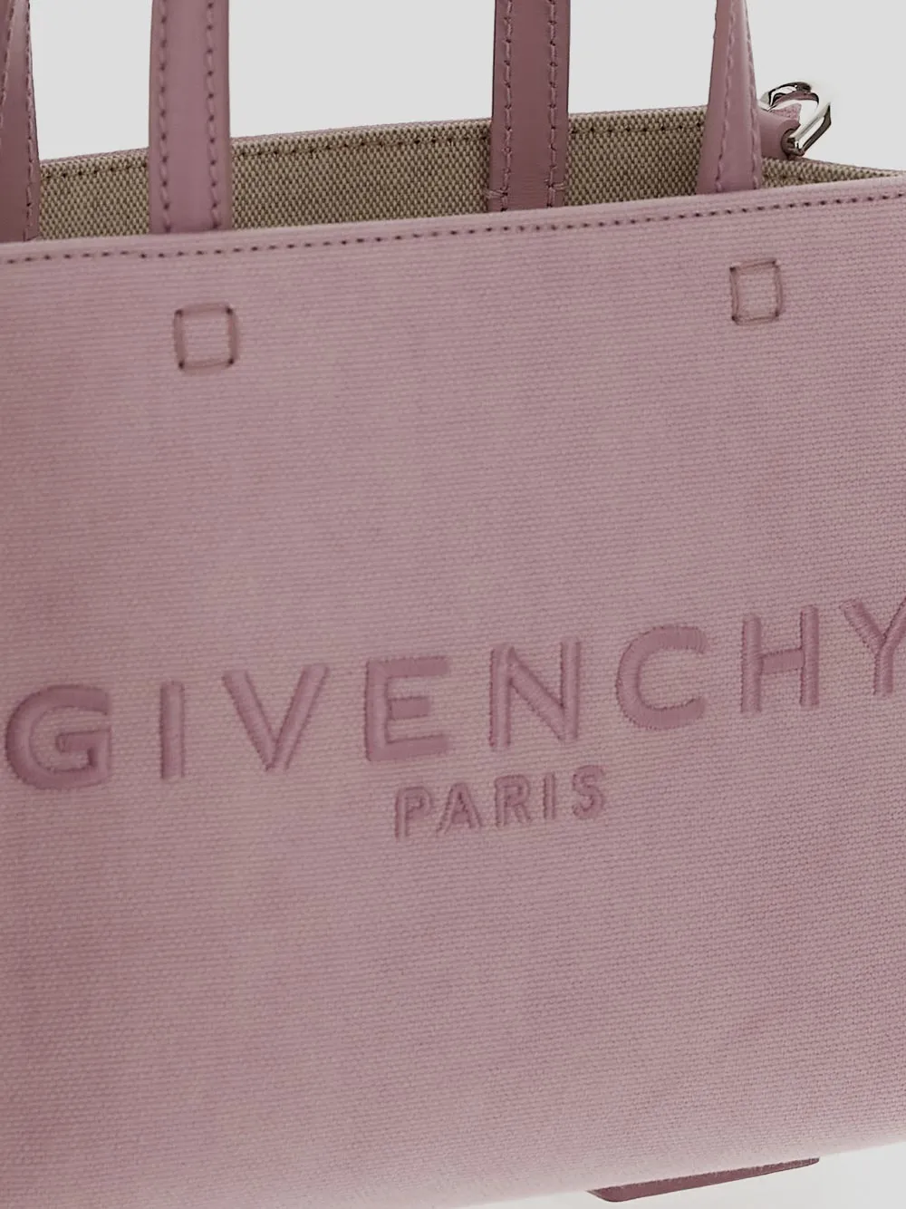Givenchy Logo Embroidered Top Handle Bag