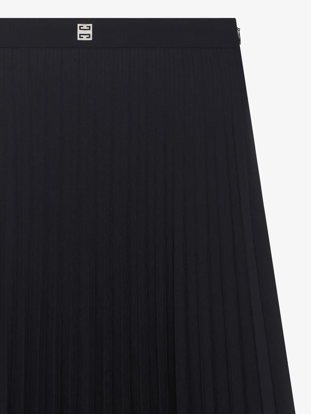 Givenchy 4G Plaque Pleated Midi Skirt