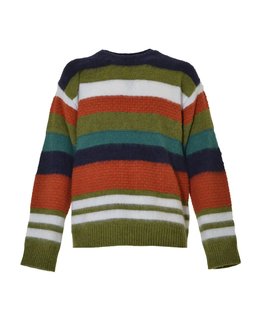 Striped Crew-Neck Jumper