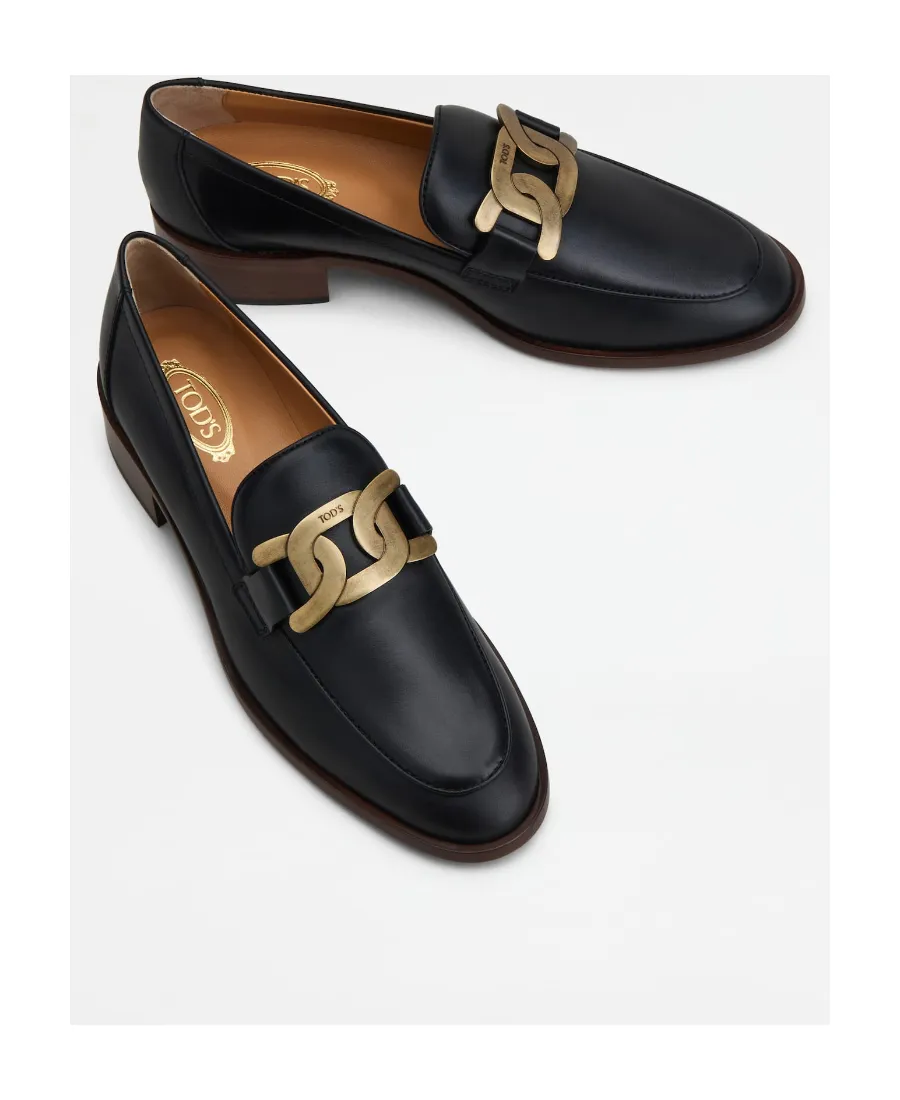Tod's Chain-Link Detail Loafers