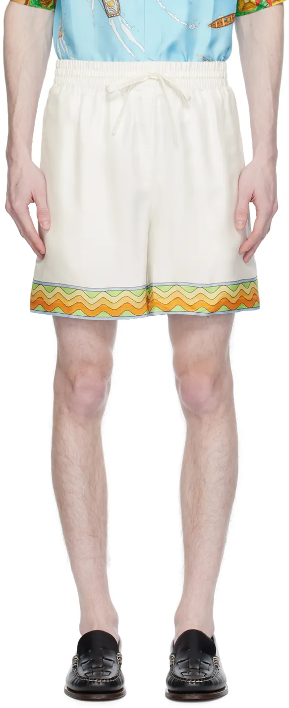 Casablanca Afro Cubism Tennis Club Shorts