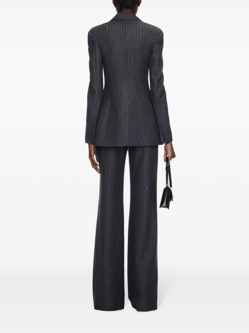 Off-White Single-Breasted Long-Sleeved Blazer