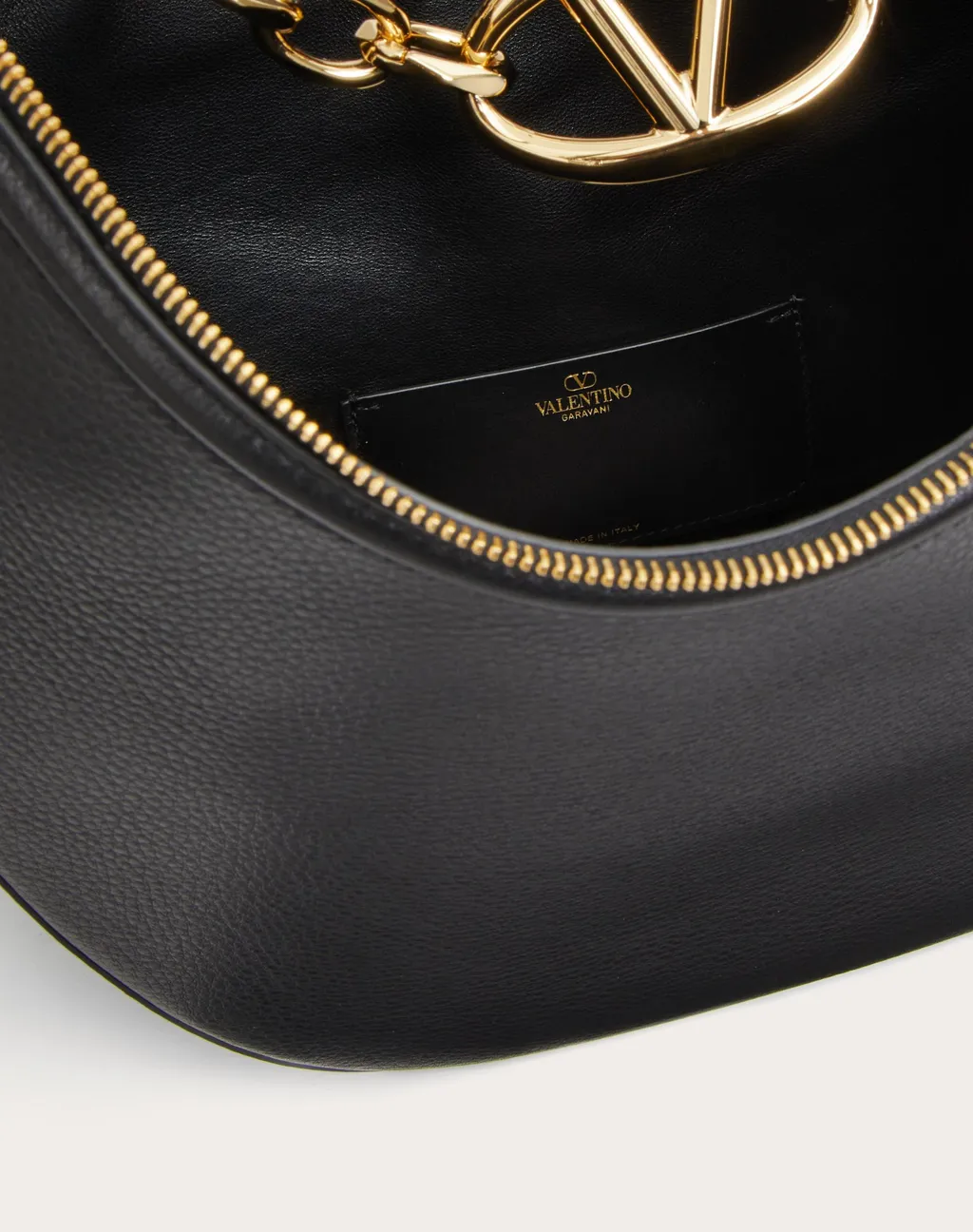 Valentino Garavani Vlogo Moon Zip-Up Medium Shoulder Bag
