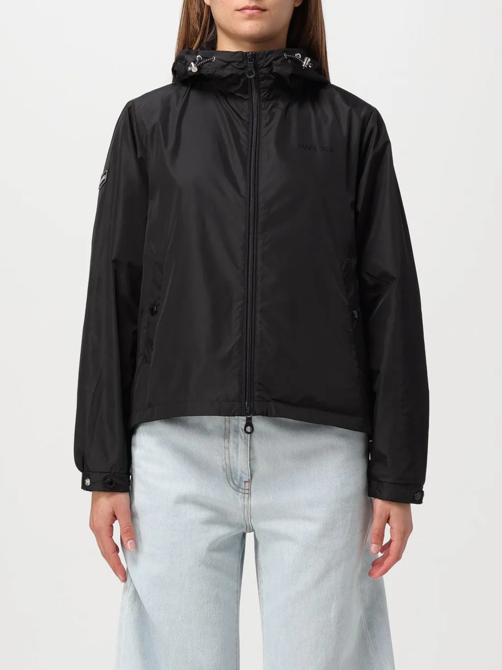 Rope And Hooded Casual Jacket