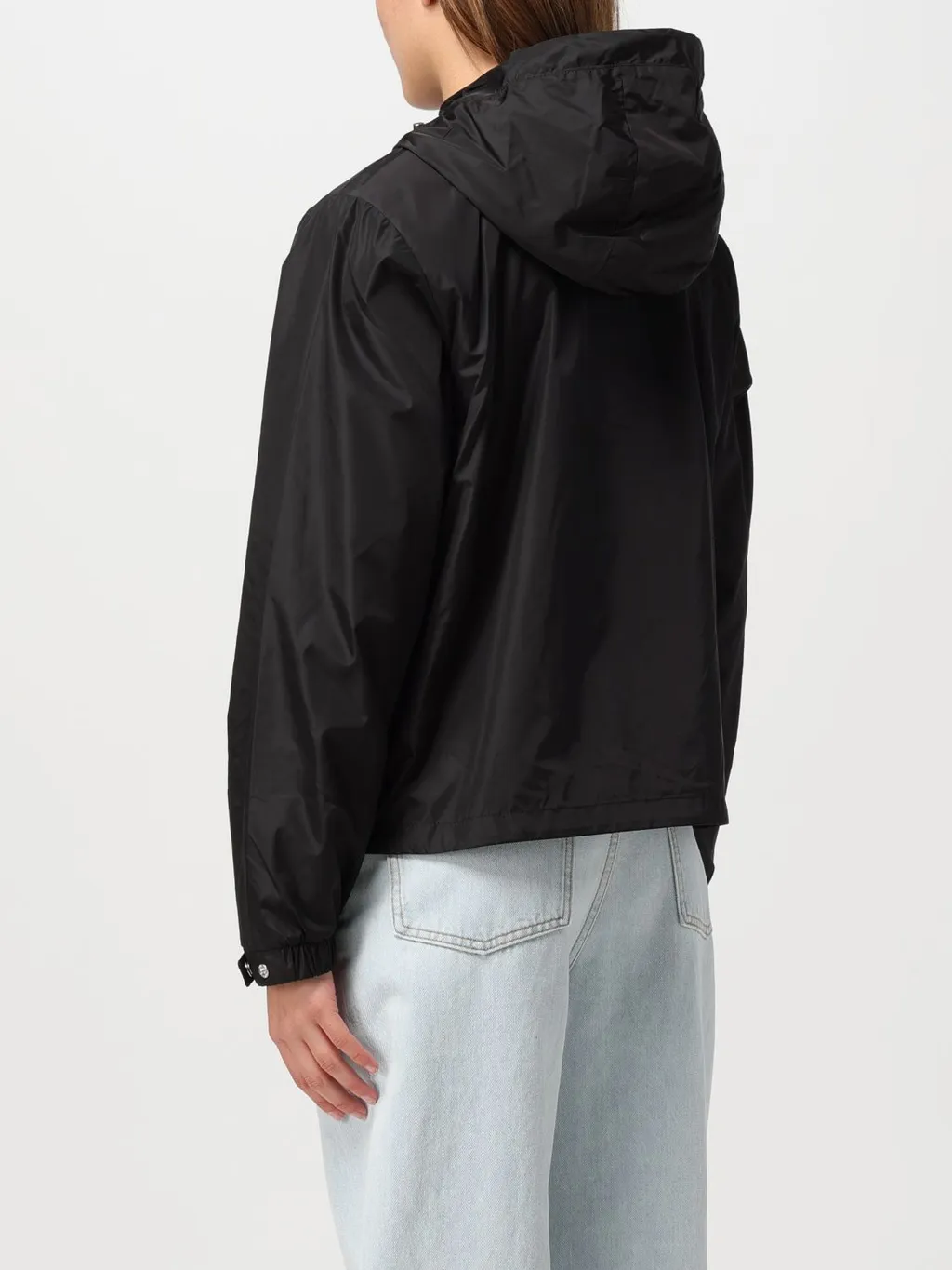 Rope And Hooded Casual Jacket