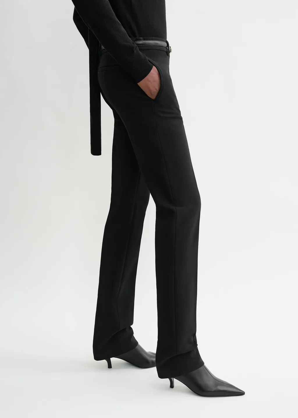 TotÊMe Low Rise Slim Cut Trousers