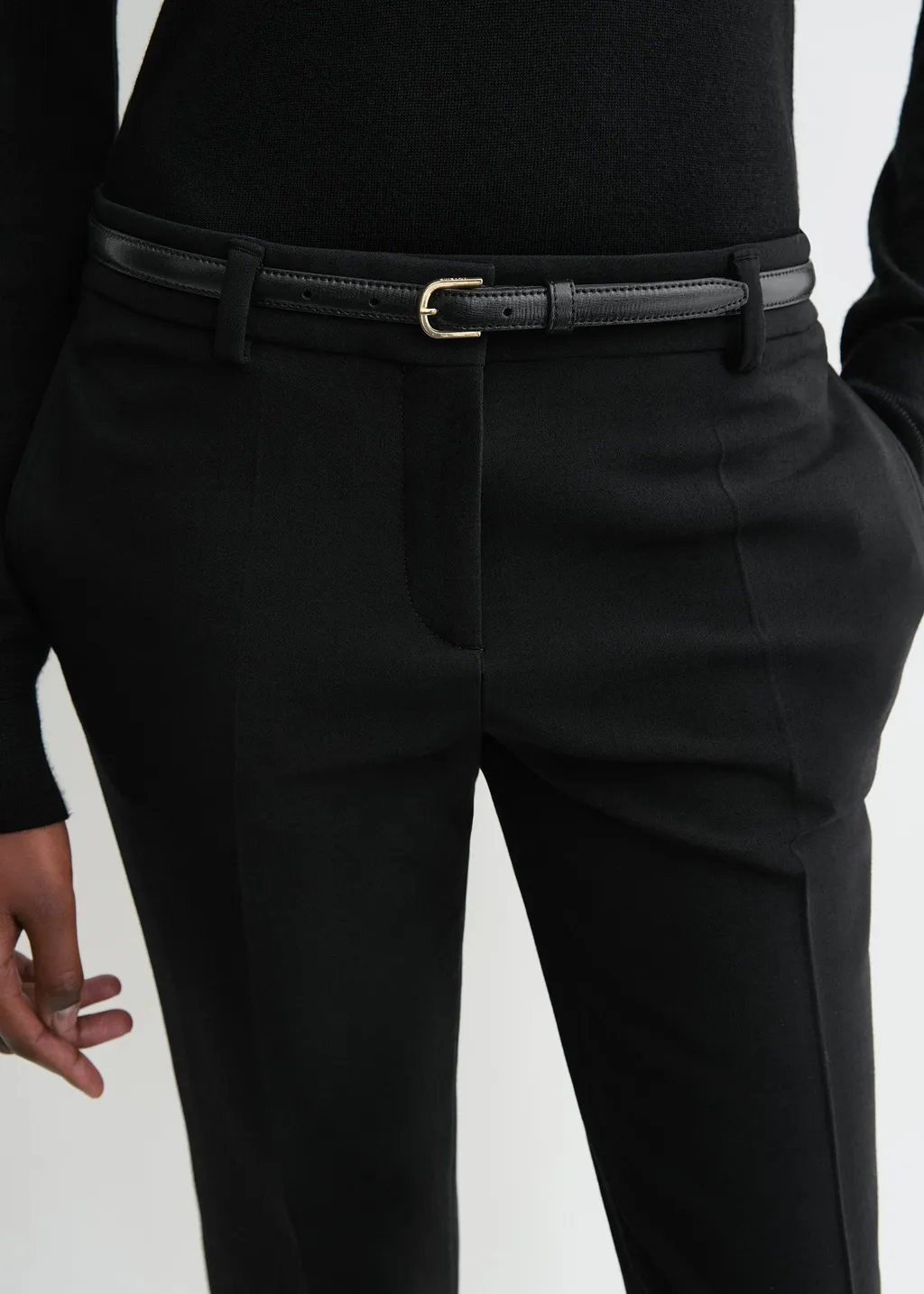 TotÊMe Low Rise Slim Cut Trousers