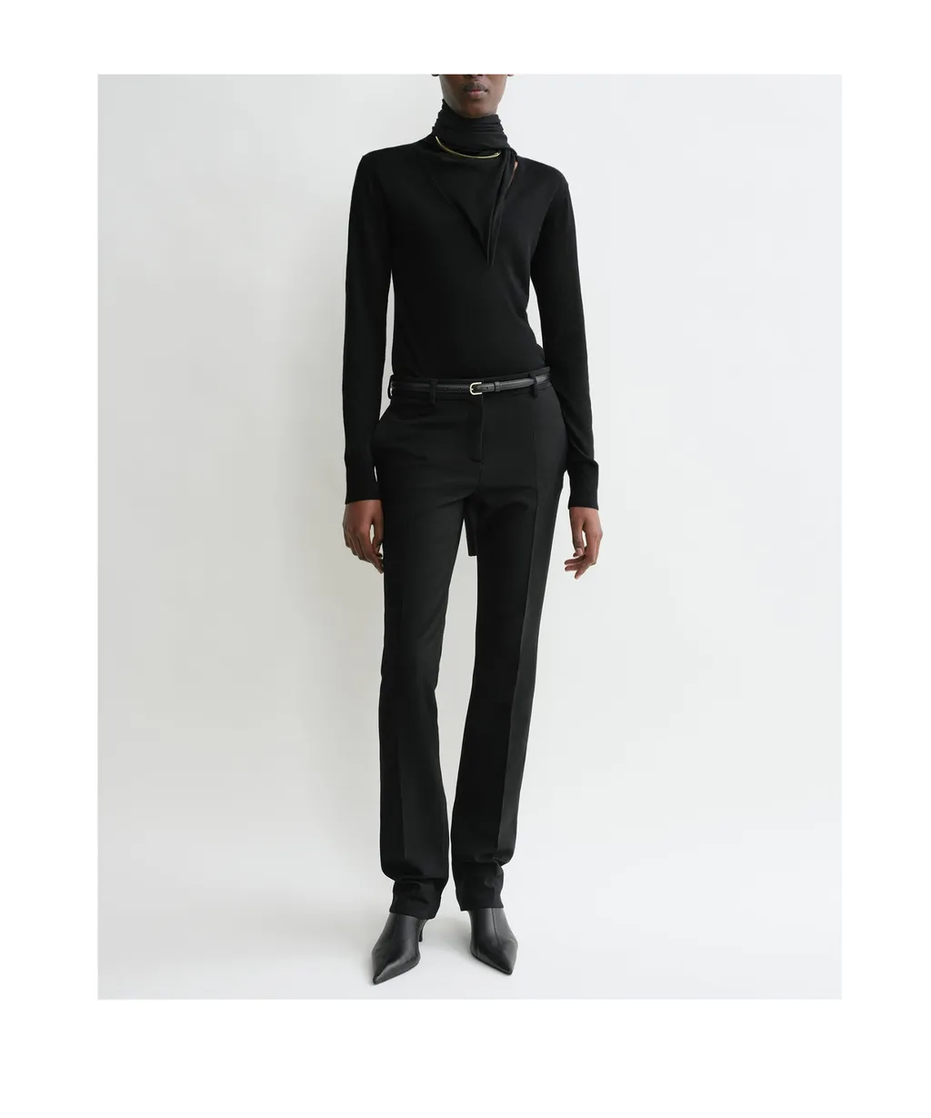 TotÊMe Low Rise Slim Cut Trousers
