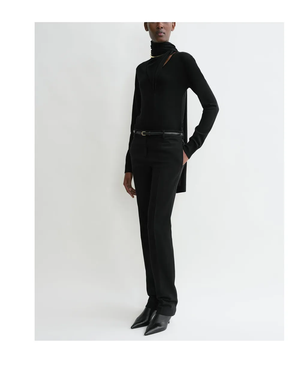 TotÊMe Low Rise Slim Cut Trousers