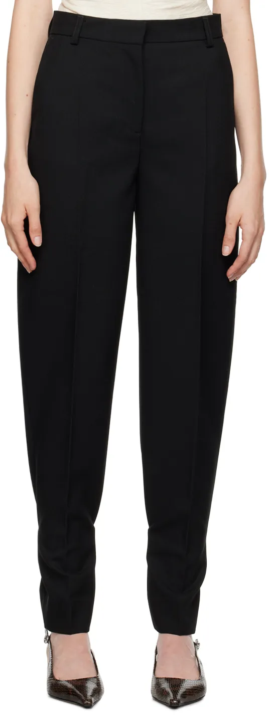 TotÊMe Pressed Crease Tapered-Leg Trousers