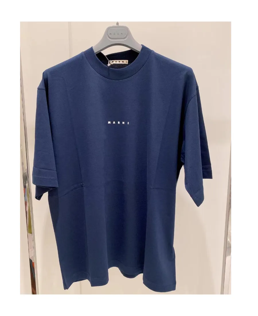 Marni Logo Printed Crewneck T-Shirt