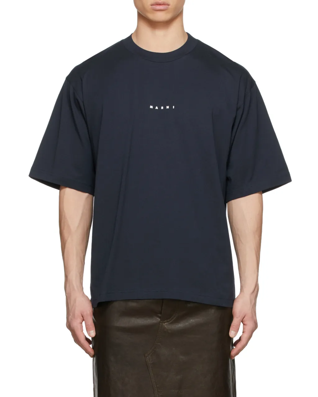 Marni Logo Printed Crewneck T-Shirt
