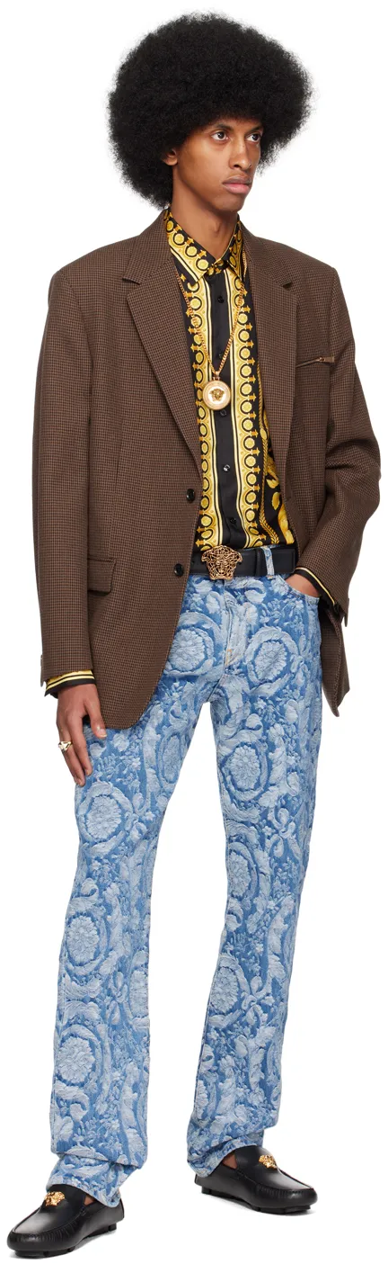 Versace Medusa Head Slip-On Loafers