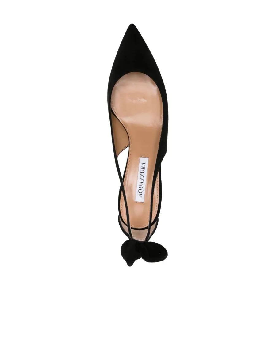 Aquazzura Bow Tie Pointed Toe Pumps