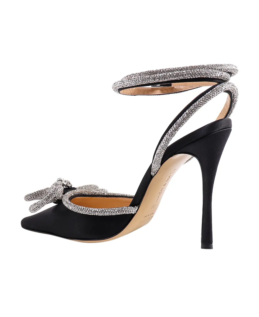 Mach & Mach Bow Embellished Pointed Toe Pumps