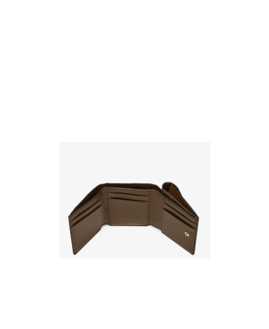 Fendi Ff Monogrammed Tri-Fold Wallet