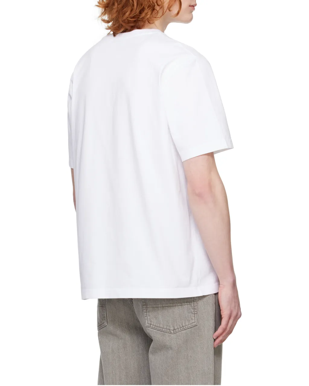 Maison Kitsun Fox Head Patch Crewneck T-Shirt