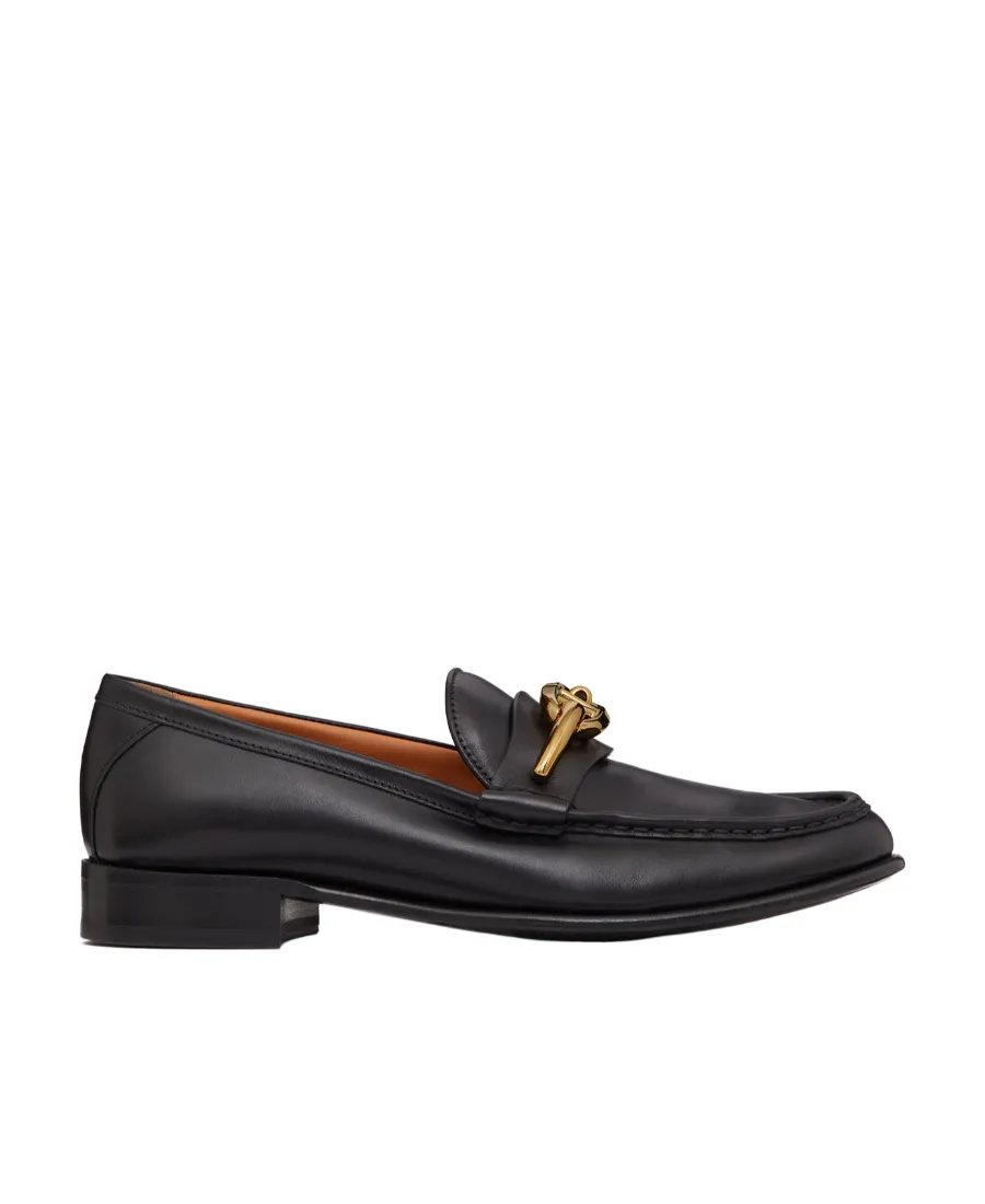 Valentino Vlogo Plaque Slip-On Loafers