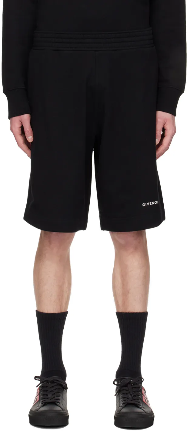 Givenchy Logo Printed Drawstring Shorts
