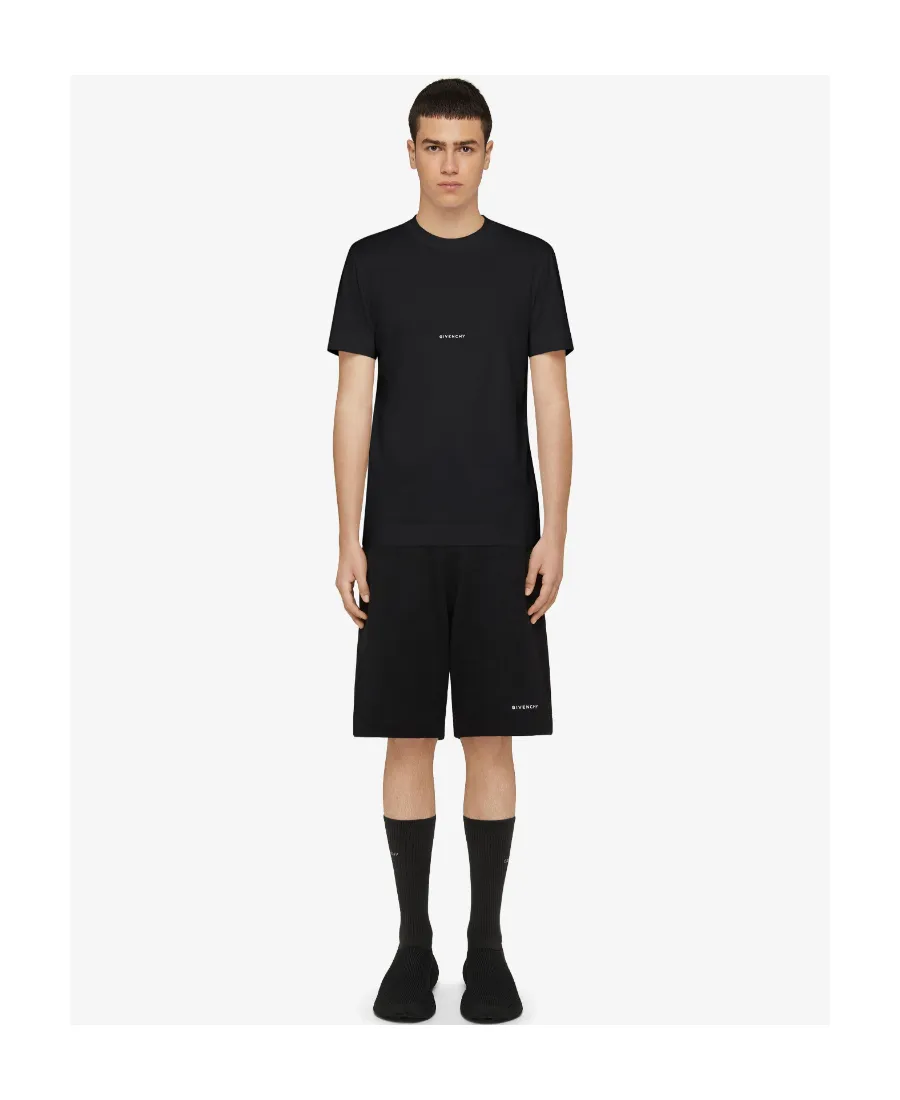 Givenchy Logo Printed Drawstring Shorts