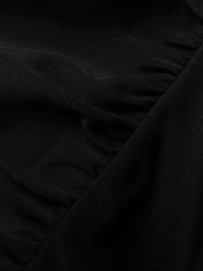 Tom Ford Logo Detailed V-Neck Swimsuit