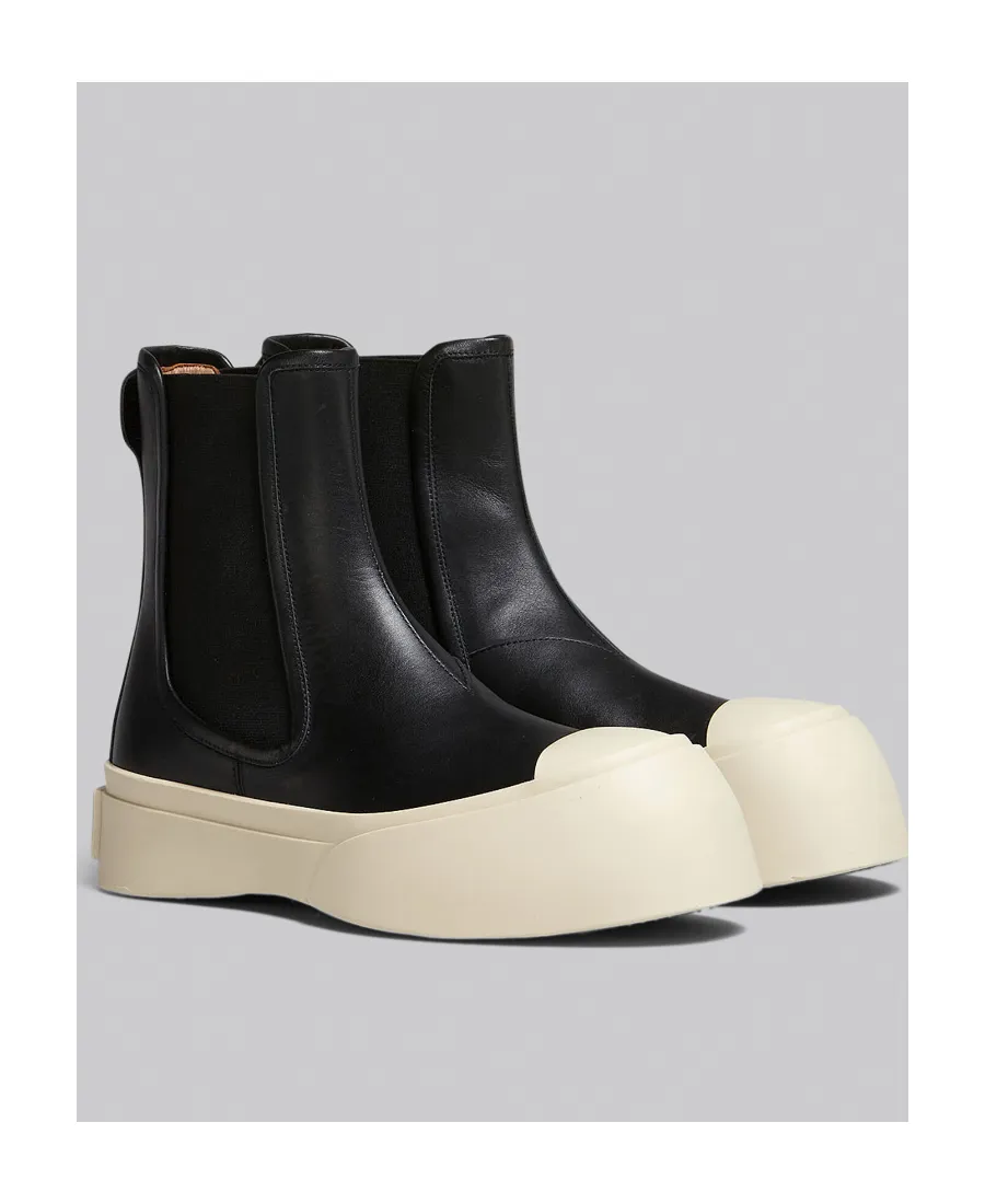 Marni Round Toe Chelsea Boots