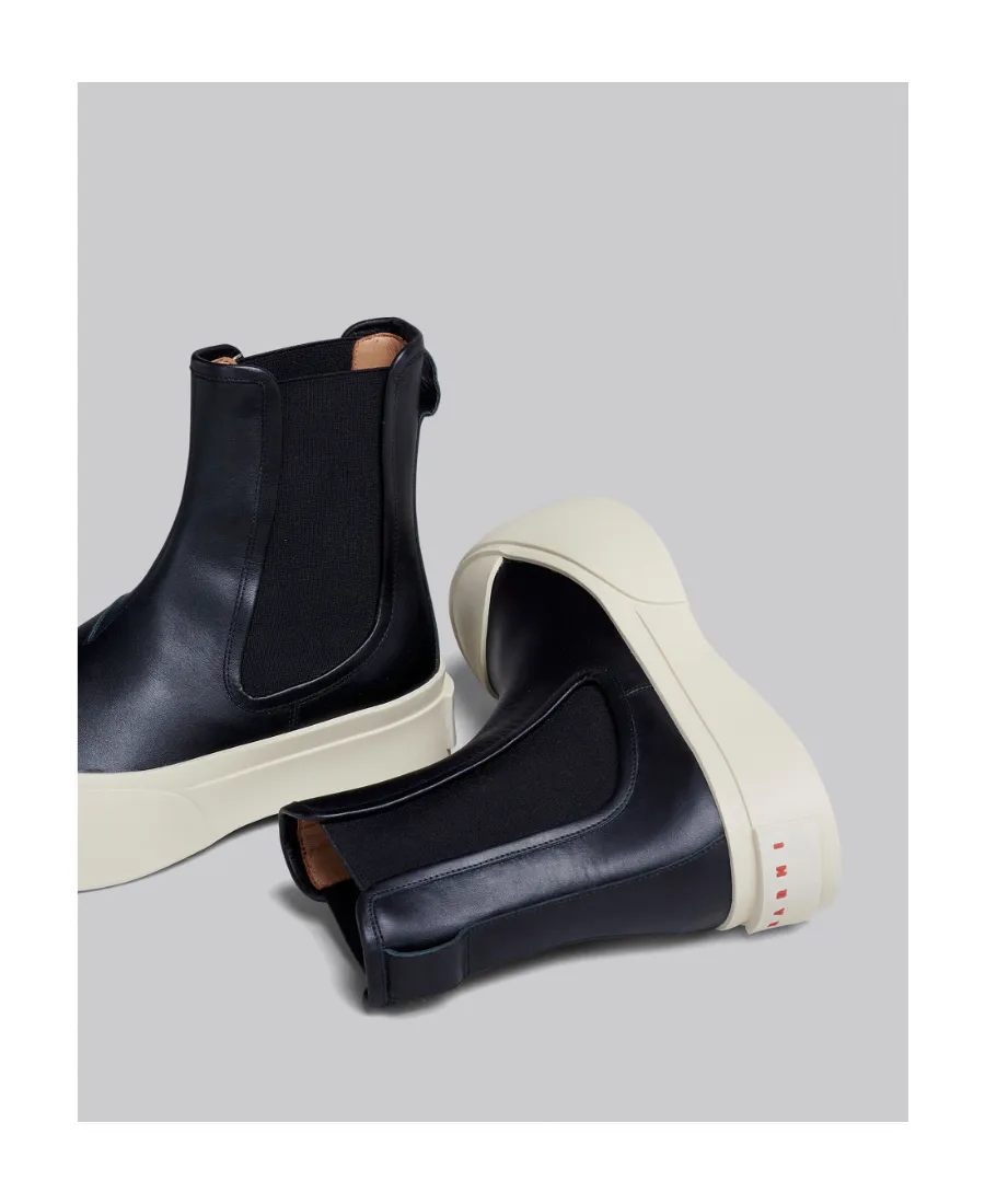 Marni Round Toe Chelsea Boots