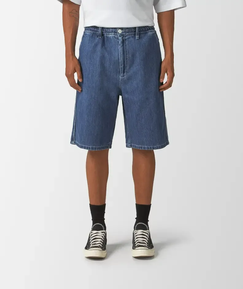 Marni Elastic Waist Denim Shorts