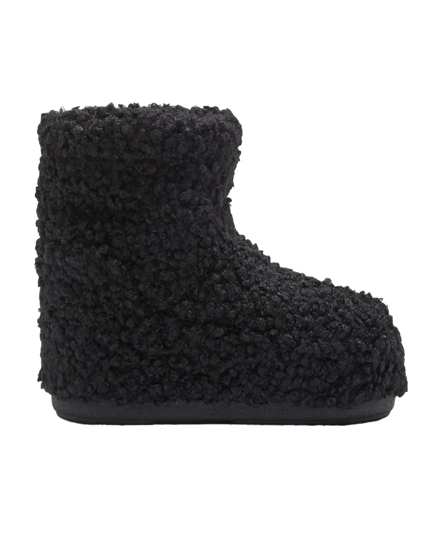 Moon Boot Icon Low Faux Curly Boots