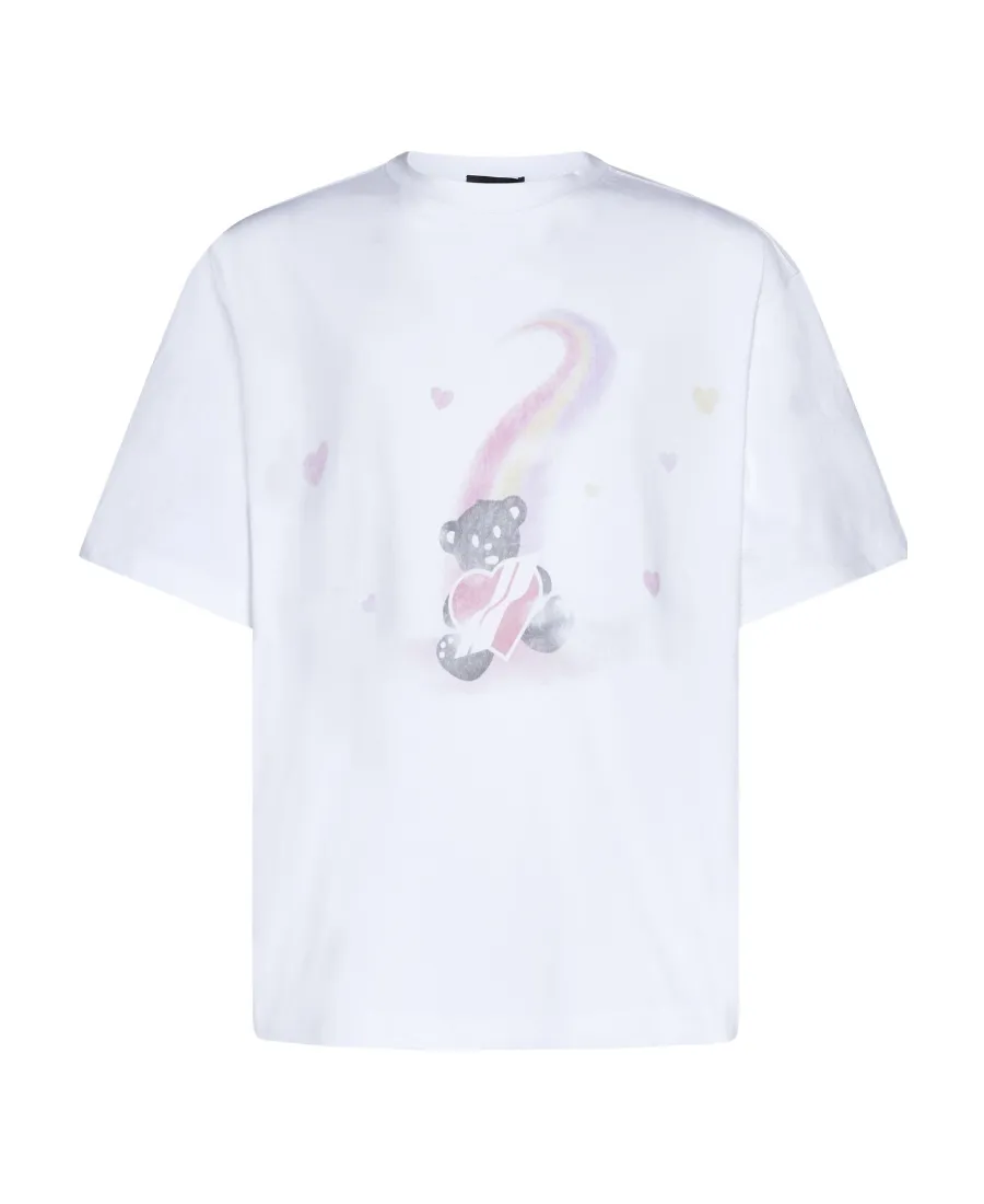 Teddy Bear-Print Cotton T-Shirt