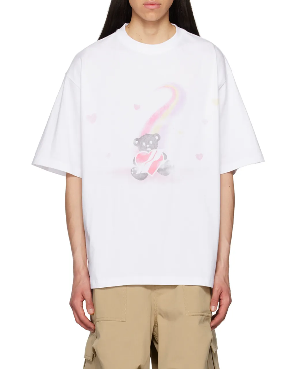Teddy Bear-Print Cotton T-Shirt