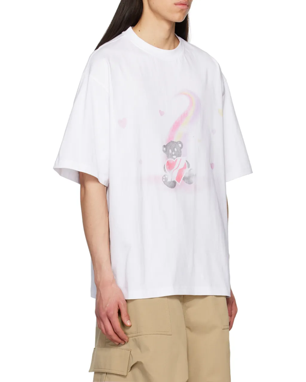 Teddy Bear-Print Cotton T-Shirt