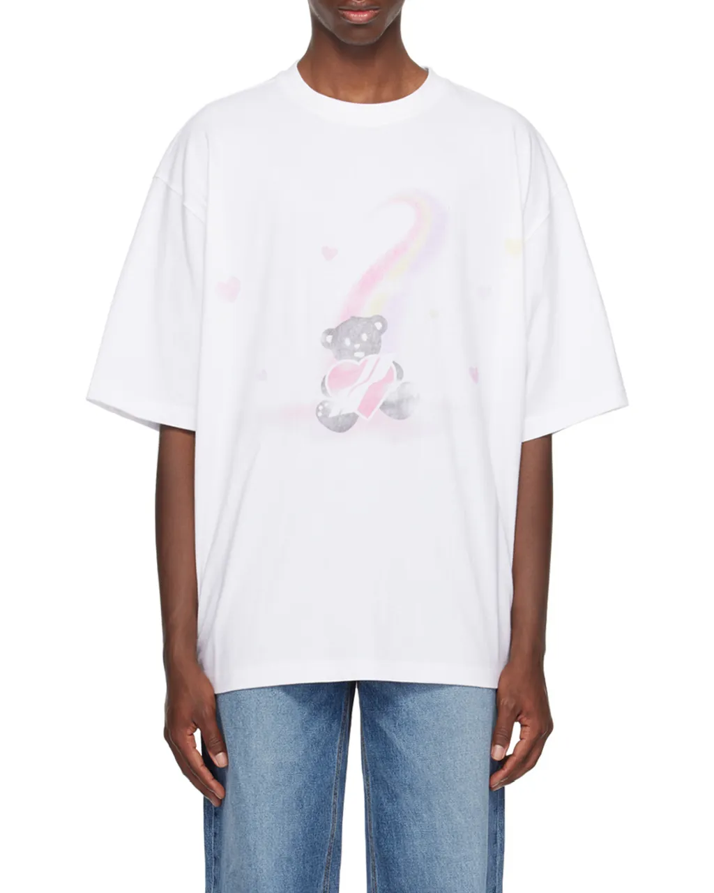 Teddy Bear-Print Cotton T-Shirt