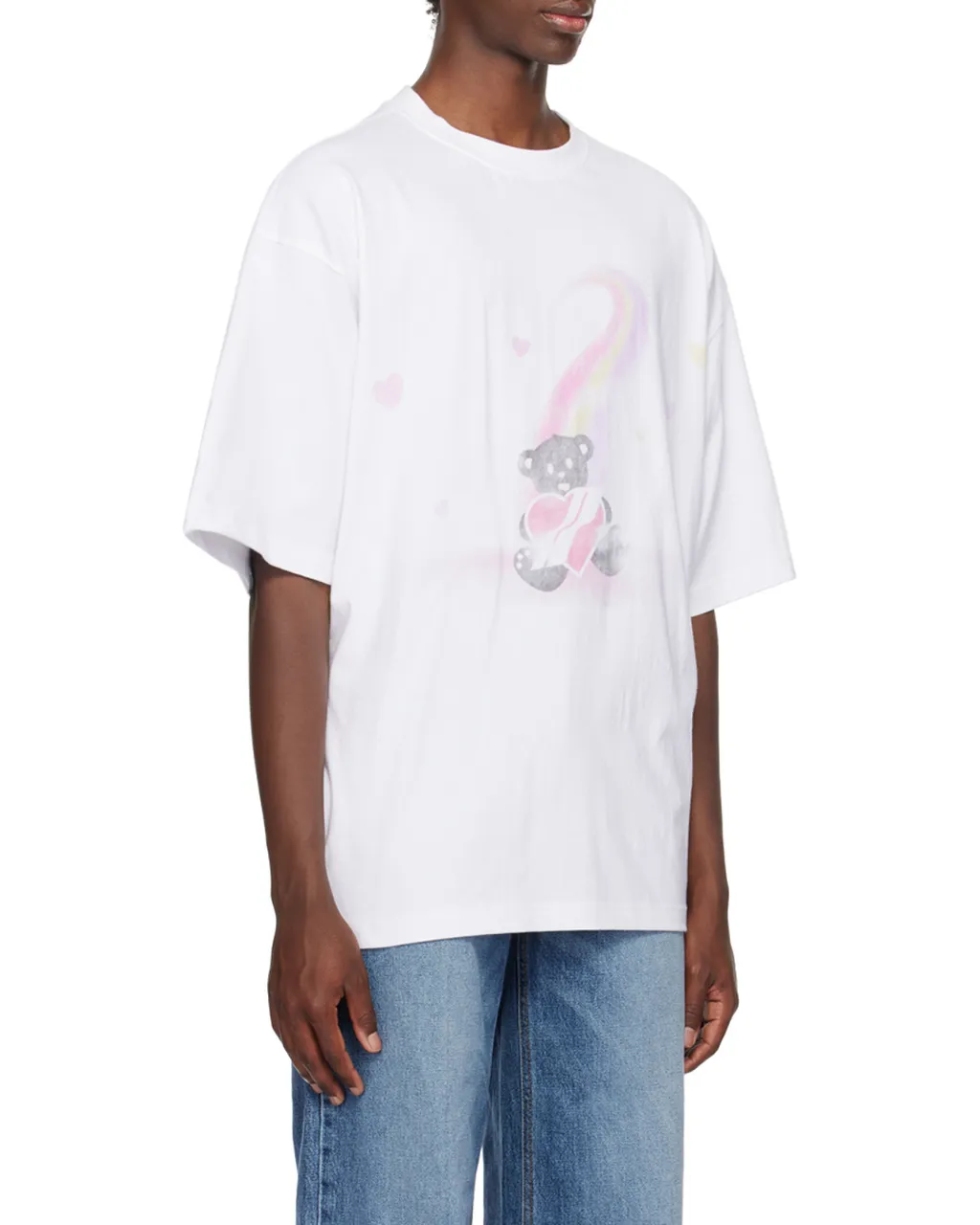 Teddy Bear-Print Cotton T-Shirt