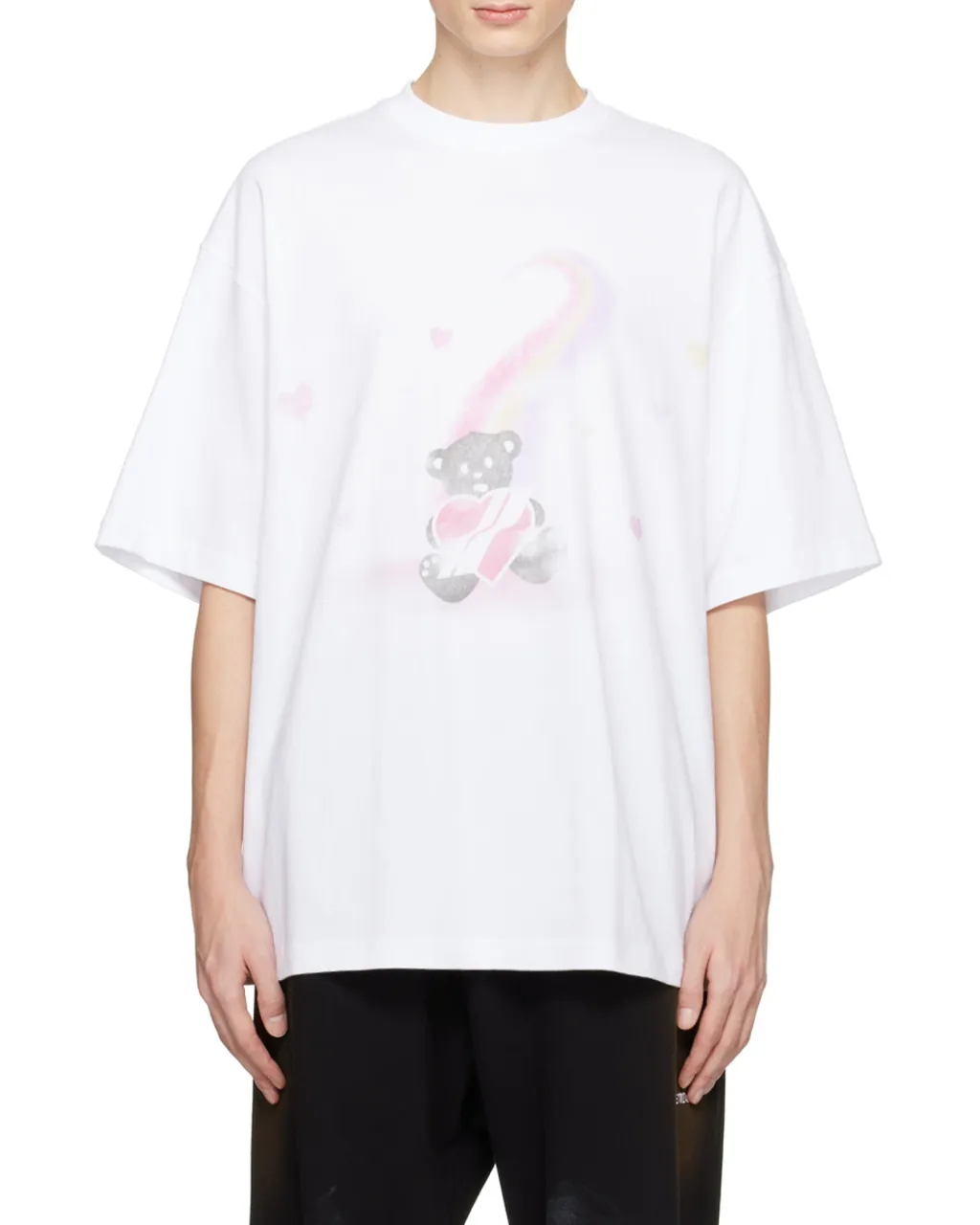Teddy Bear-Print Cotton T-Shirt