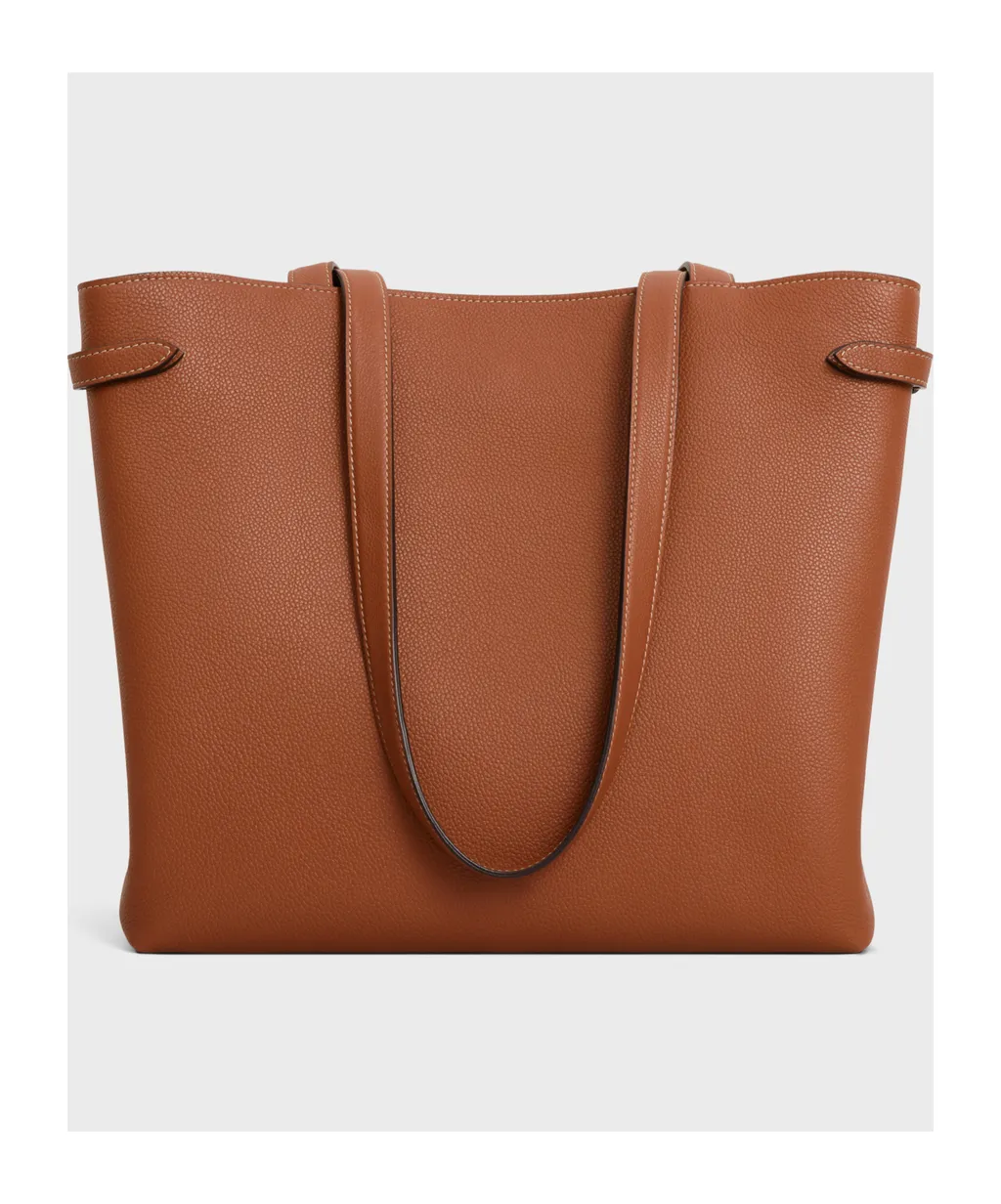 Medium Cabas Anas Cuir Triomphe In Grained Calfskin