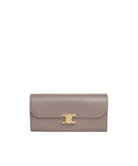Large Wallet Triomphe In Shiny Calfskin