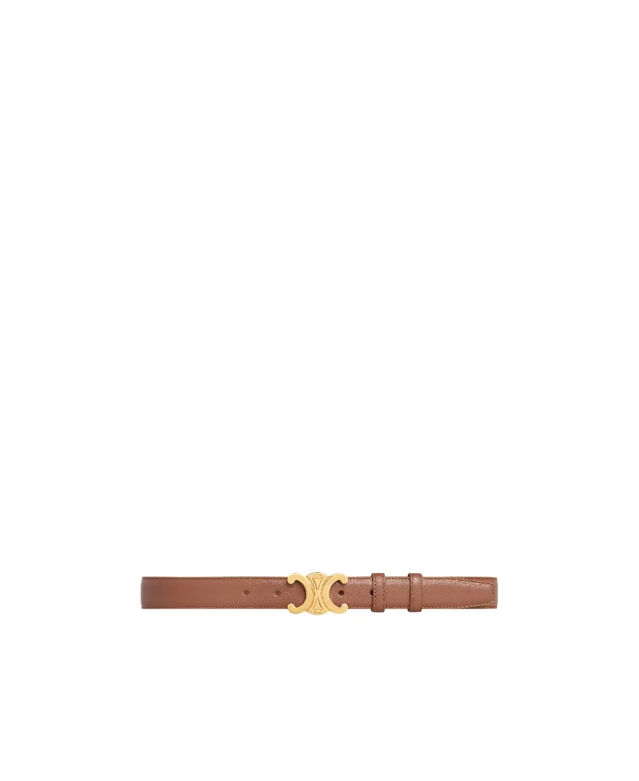 Medium 25Mm Triomphe Belt In Taurillon Leather
