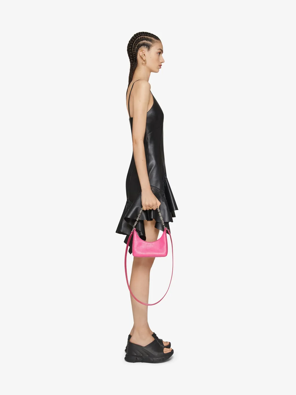Givenchy Mini Moon Cut-Out Crossbody Bag