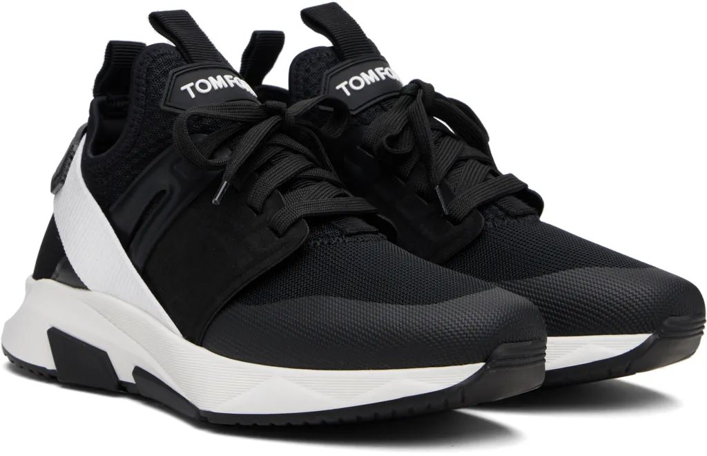 Tom Ford Jago Panelled Lace-Up Sneakers