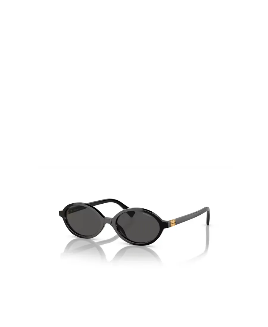 Logo-Lettering Oval Sunglasses