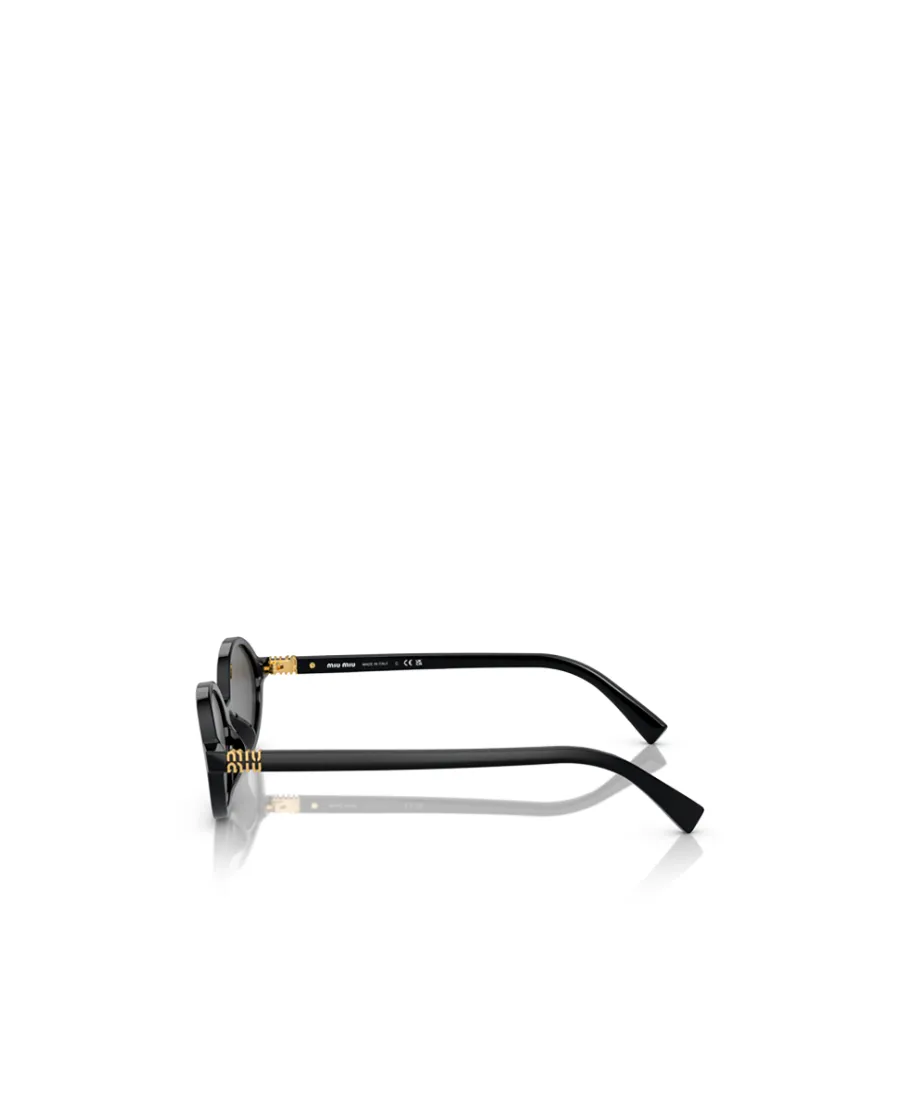 Logo-Lettering Oval Sunglasses