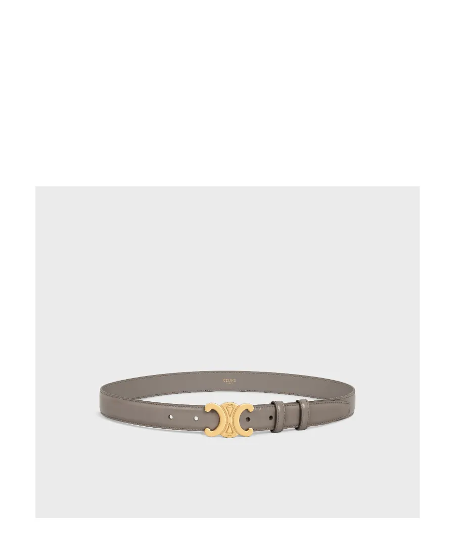 Medium 25Mm Triomphe Belt In Taurillon Leather