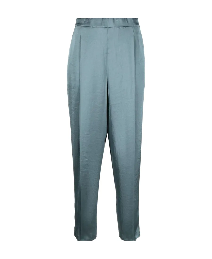 Elasticated Cropped Trousers
